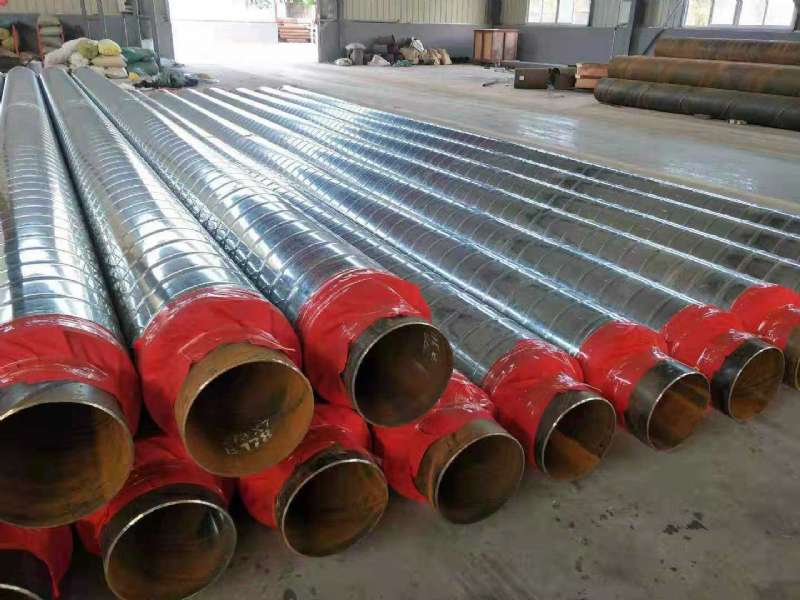 外铁皮架空保温钢管 外铁皮架空保温钢管