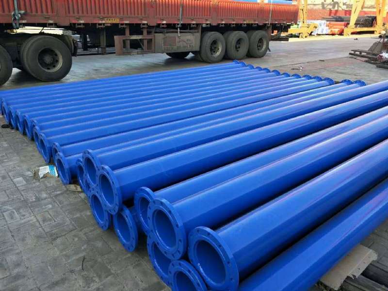 法兰连接涂塑钢管 法兰连接涂塑钢管