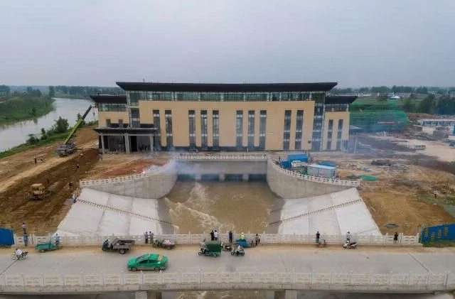 引江济淮工程朱集泵站于近日正式供水